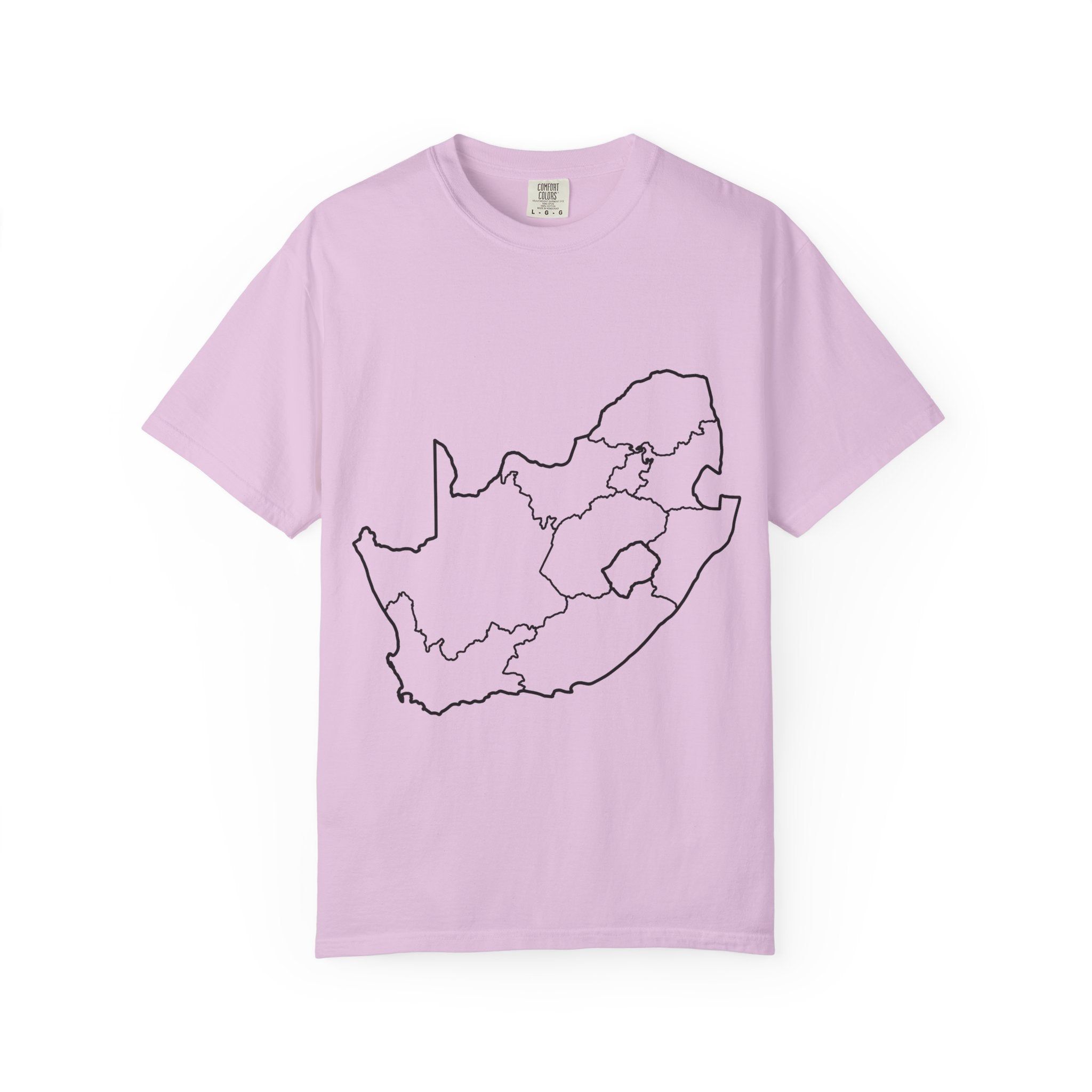 South Africa Outline Map T-Shirt – Minimalist Geography Tee