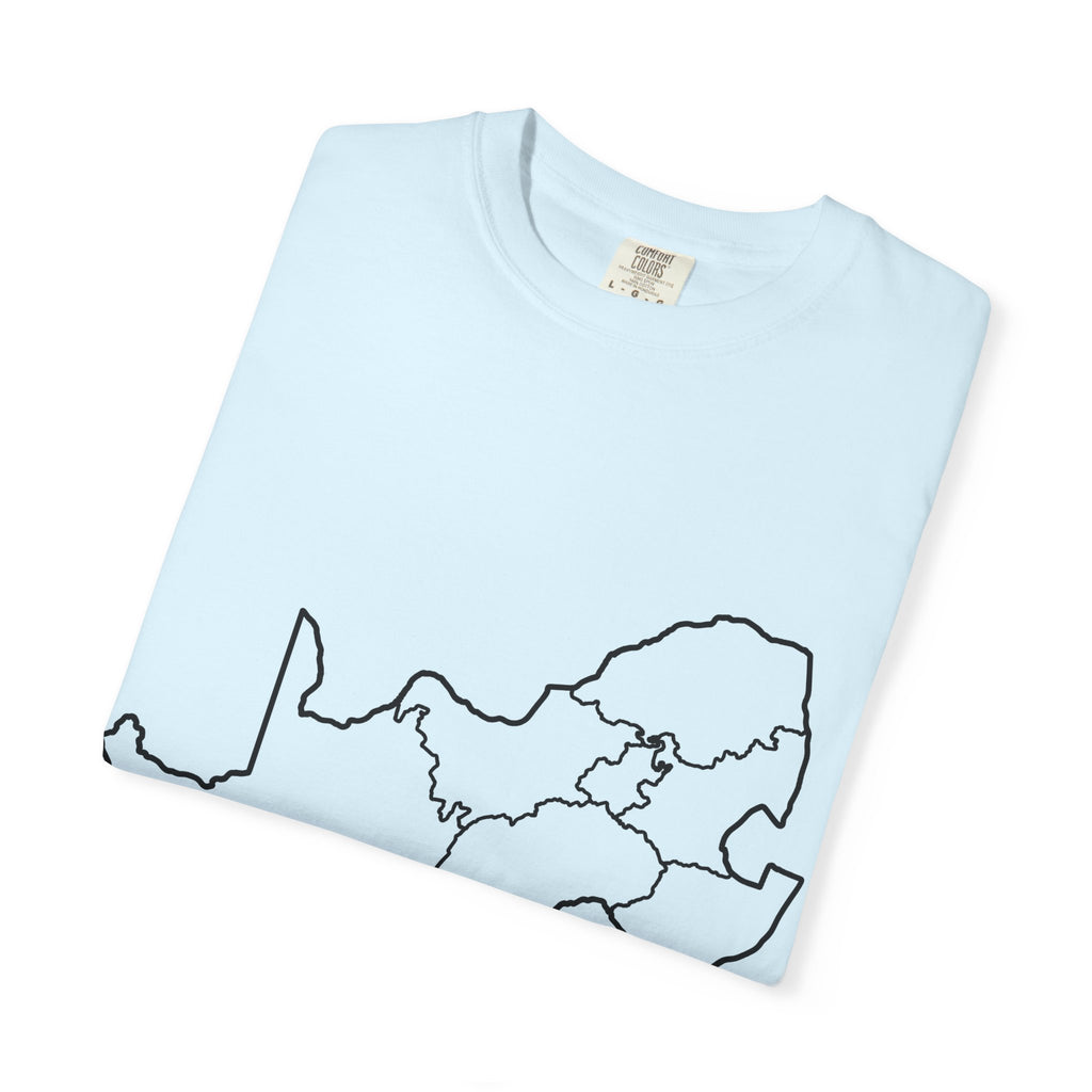 South Africa Outline Map T-Shirt – Minimalist Geography Tee