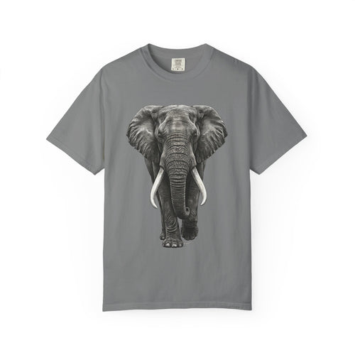 Elephant Graphic T-Shirt — Realistic Safari Animal Tee