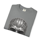 Ornate Silver Skull T-Shirt — Gothic Day of the Dead Style Shirt