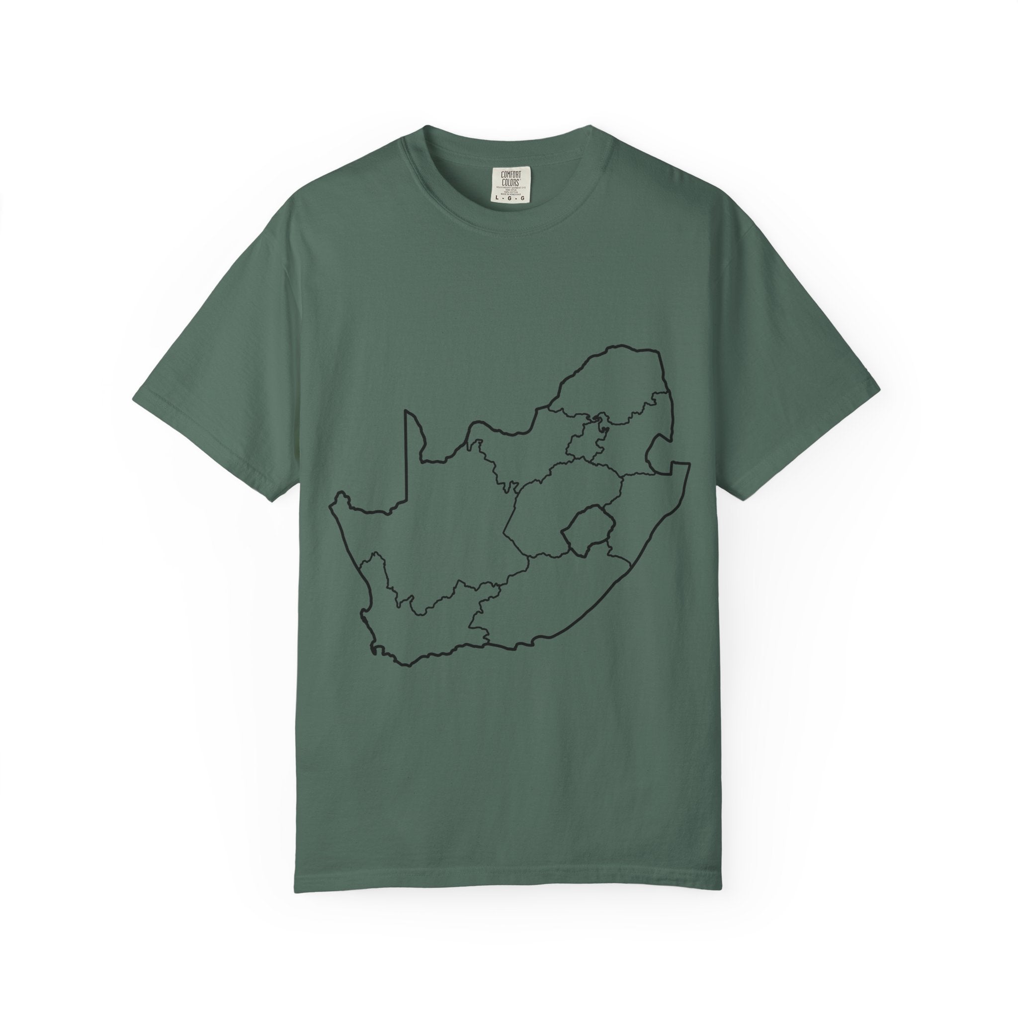 South Africa Outline Map T-Shirt – Minimalist Geography Tee