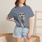 Meerkat Sketch T‑Shirt — Realistic Wildlife Illustration Tee