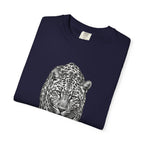 Leopard Walk T‑Shirt — Realistic Graphic Big Cat Tee
