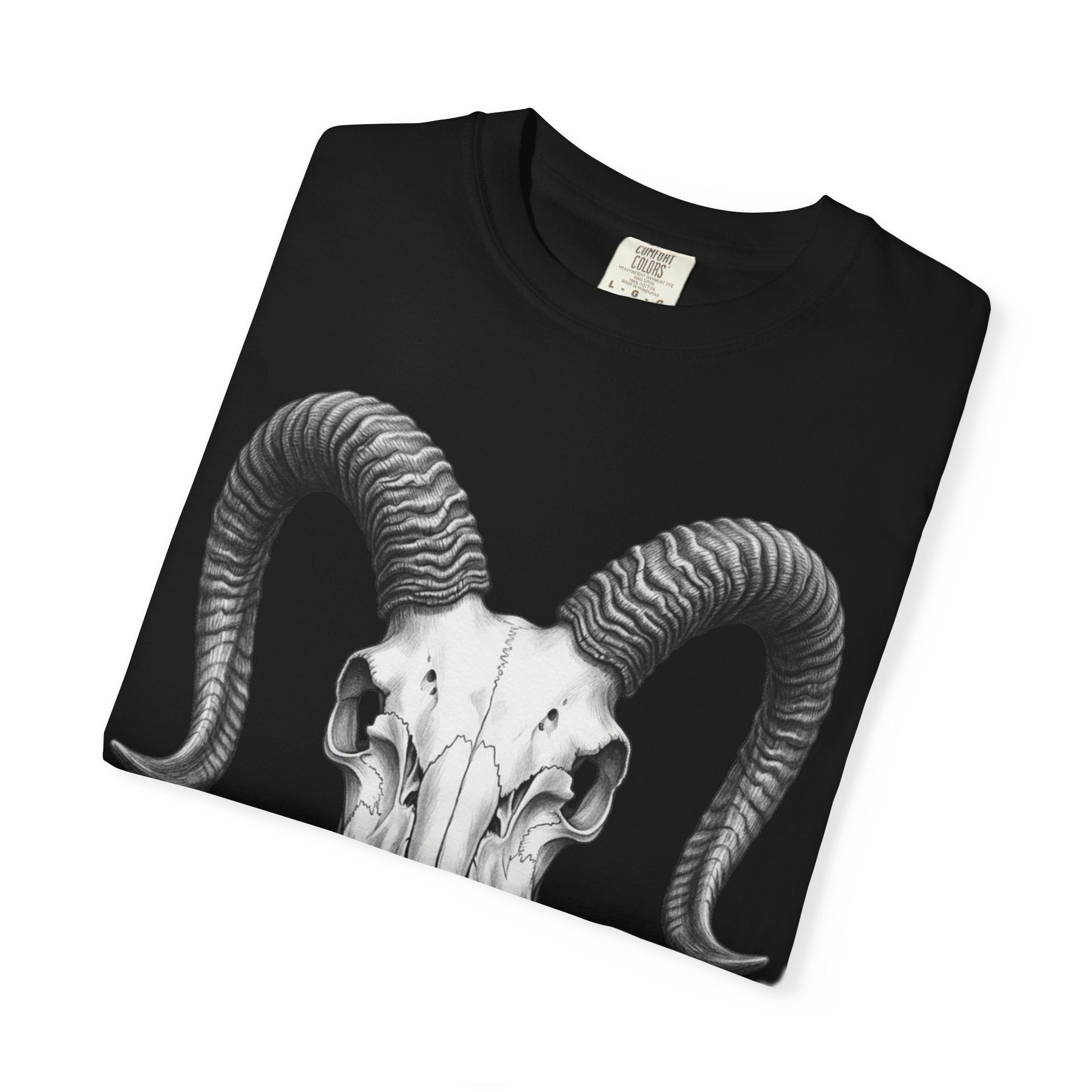 Ram Skull Graphic T-Shirt