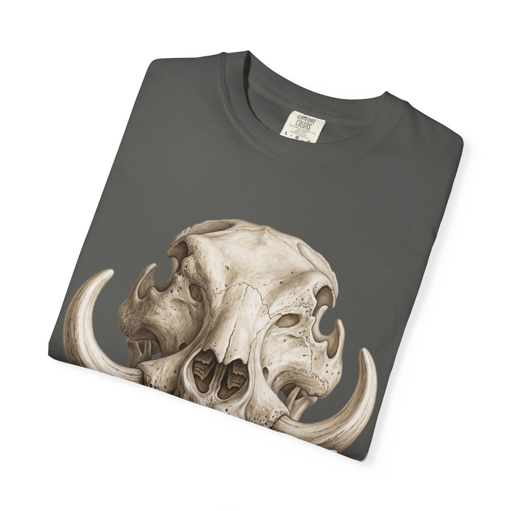 Boar Skull Graphic T-Shirt — Gothic Animal Skull Tee for Men & Women
