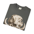 Boar Skull Graphic T-Shirt — Gothic Animal Skull Tee for Men & Women