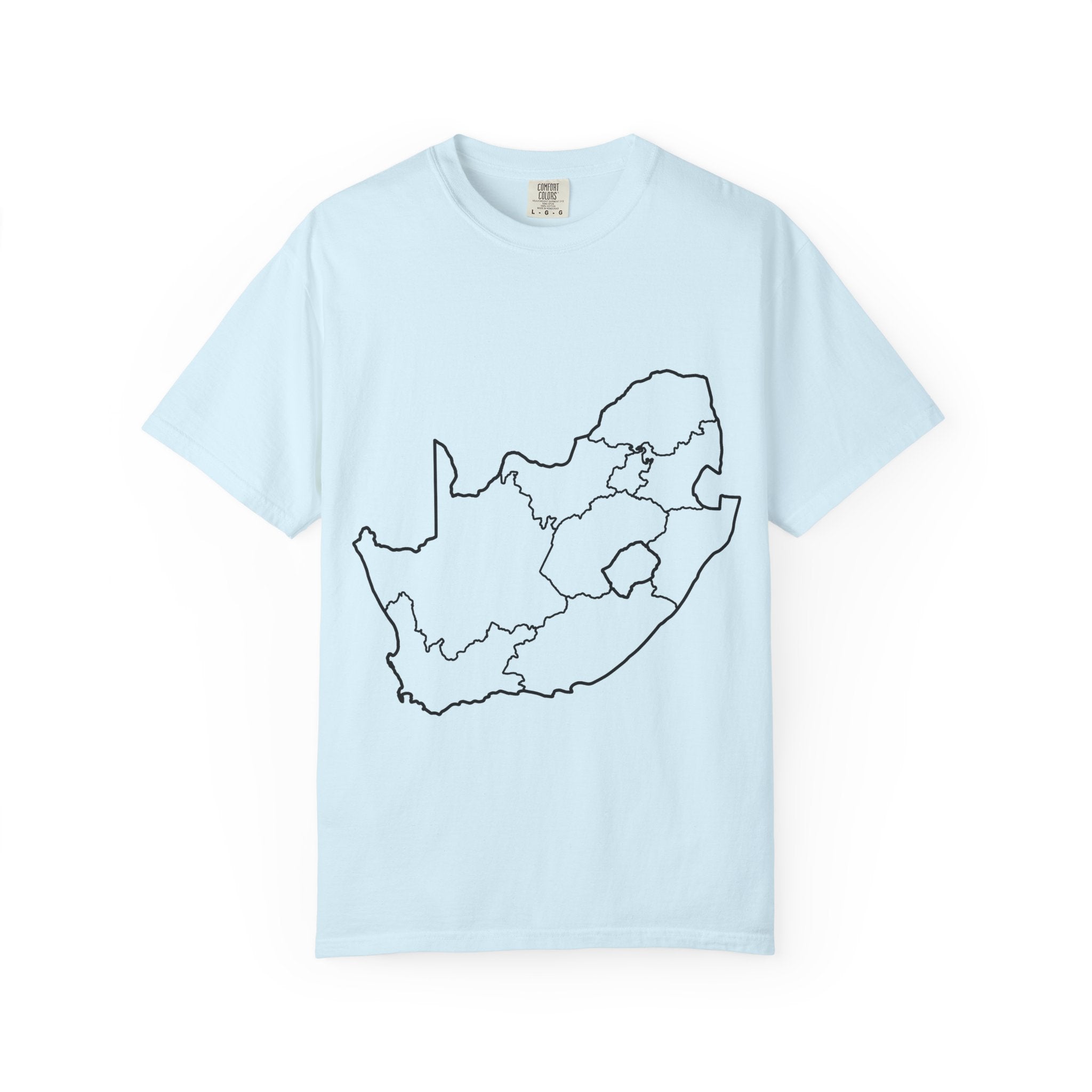 South Africa Outline Map T-Shirt – Minimalist Geography Tee
