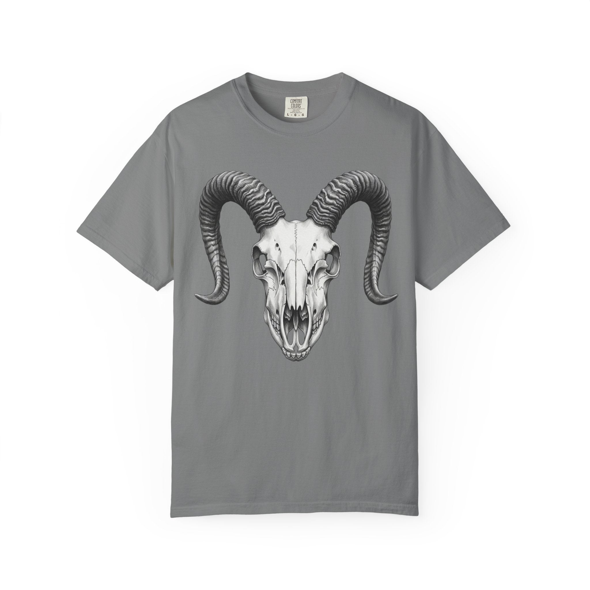 Ram Skull Graphic T-Shirt