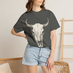 Cow Skull Graphic T-Shirt — Vintage Western Desert Vibe