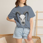 Ram Skull Graphic T-Shirt