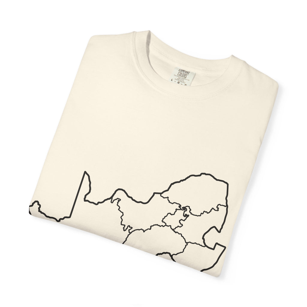 South Africa Outline Map T-Shirt – Minimalist Geography Tee