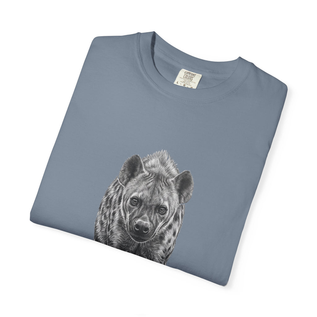 Hyena Graphic T-Shirt — Realistic Walking Hyena Print
