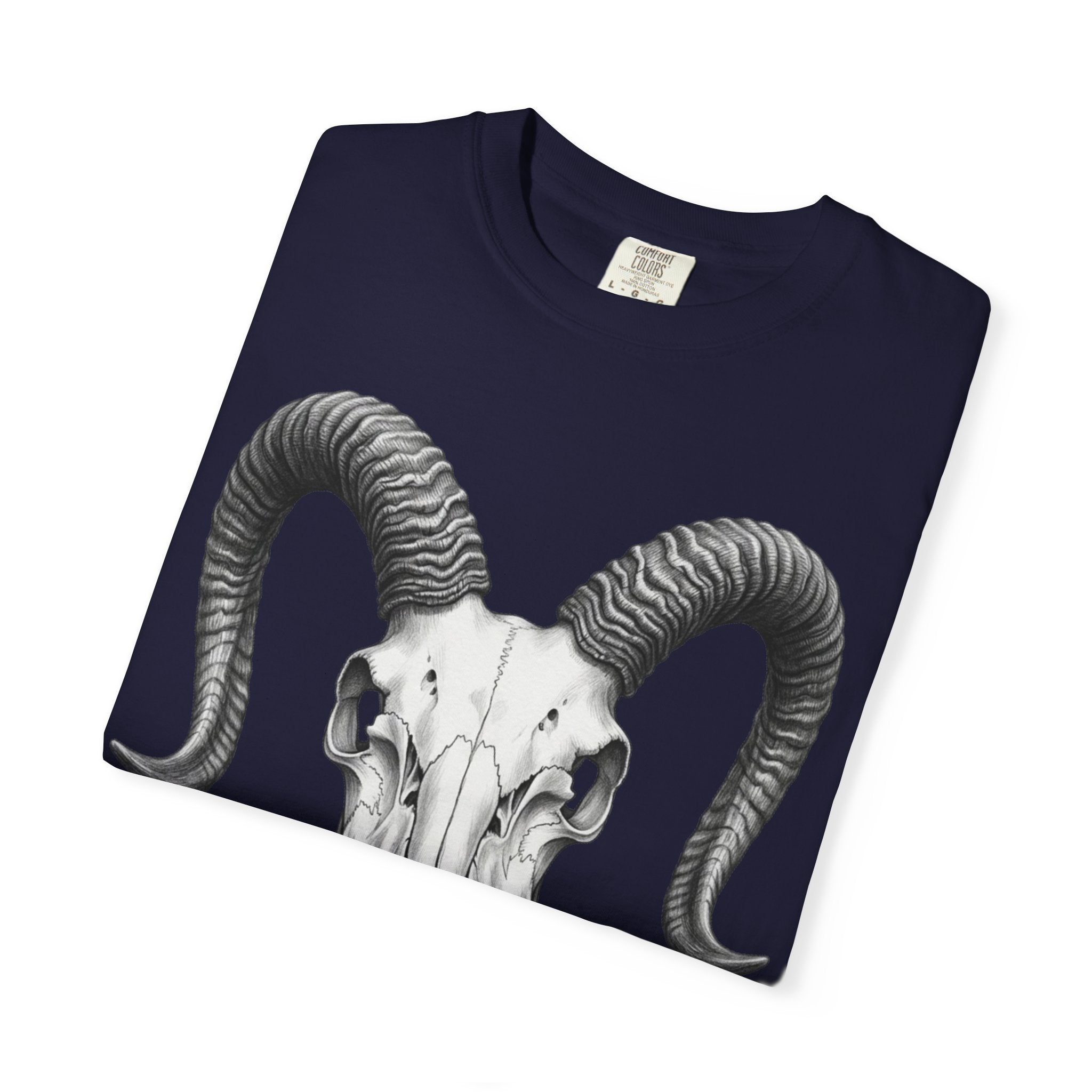 Ram Skull Graphic T-Shirt