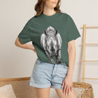 Rhino Graphic T-Shirt — Realistic Front-Facing Rhino Wildlife Tee