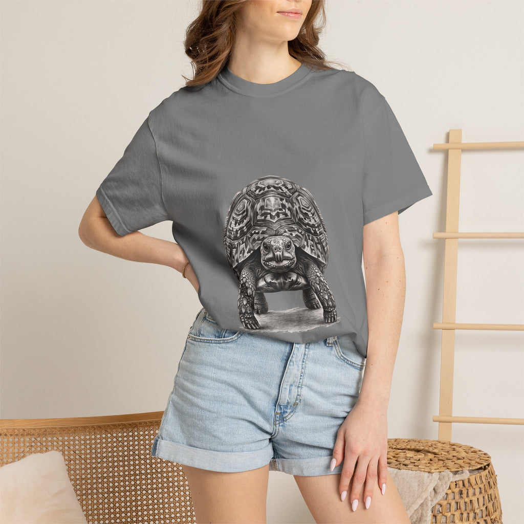 T-Shirt — Vintage Tortise Illustration Tee