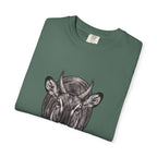 Waterbuck Bull Portrait T-Shirt — Realistic Walking Bull Graphic Tee