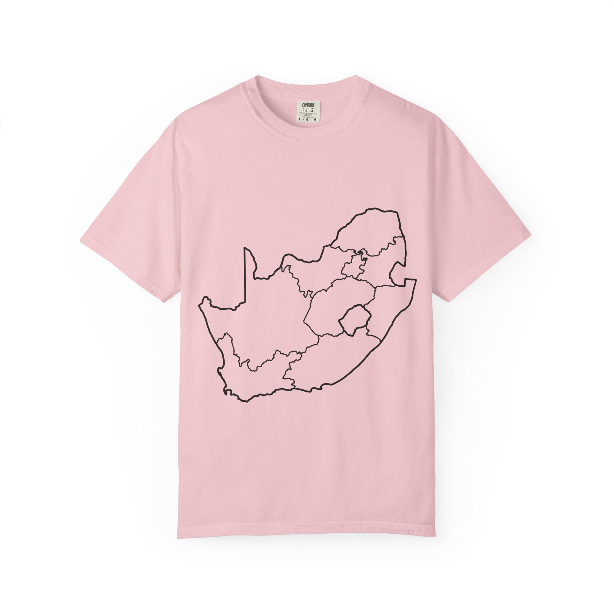 South Africa Outline Map T-Shirt – Minimalist Geography Tee
