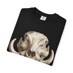 Boar Skull Graphic T-Shirt — Gothic Animal Skull Tee for Men & Women