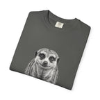 Meerkat Sketch T‑Shirt — Realistic Wildlife Illustration Tee