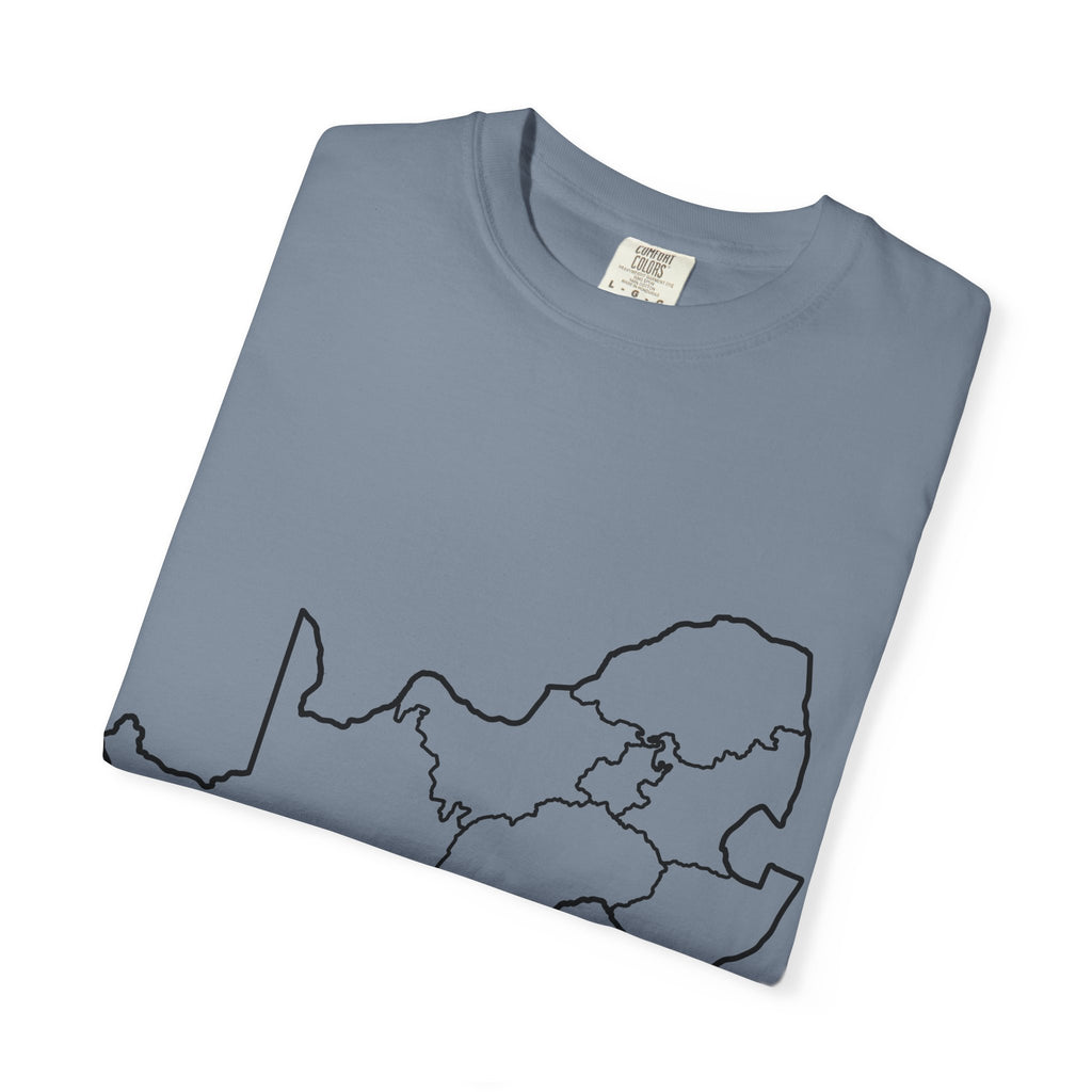 South Africa Outline Map T-Shirt – Minimalist Geography Tee