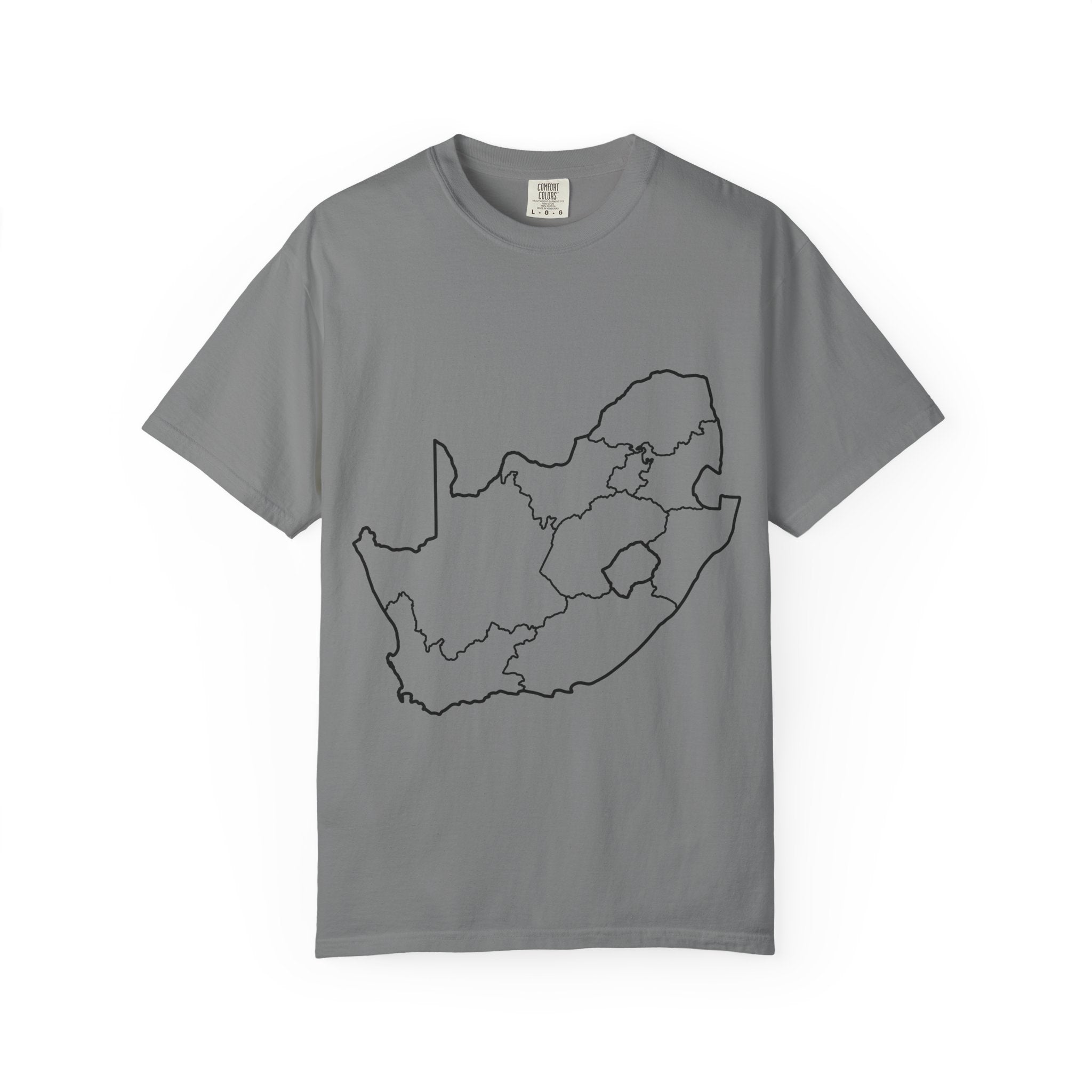 South Africa Outline Map T-Shirt – Minimalist Geography Tee