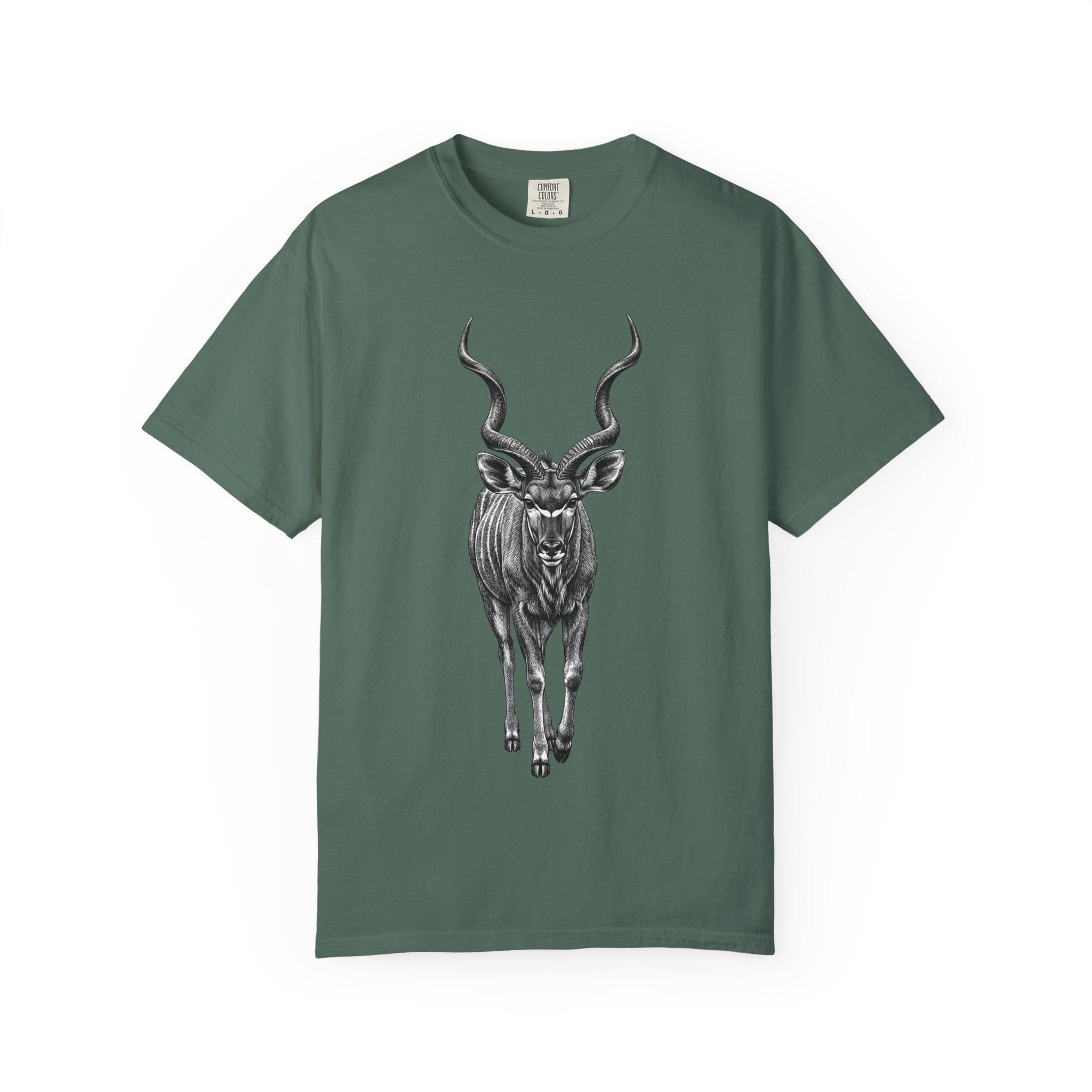 Kudu Antelope Vintage Sketch T‑Shirt — Wildlife Animal Graphic Tee
