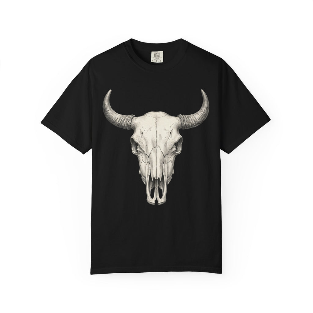 Cow Skull Graphic T-Shirt — Vintage Western Desert Vibe