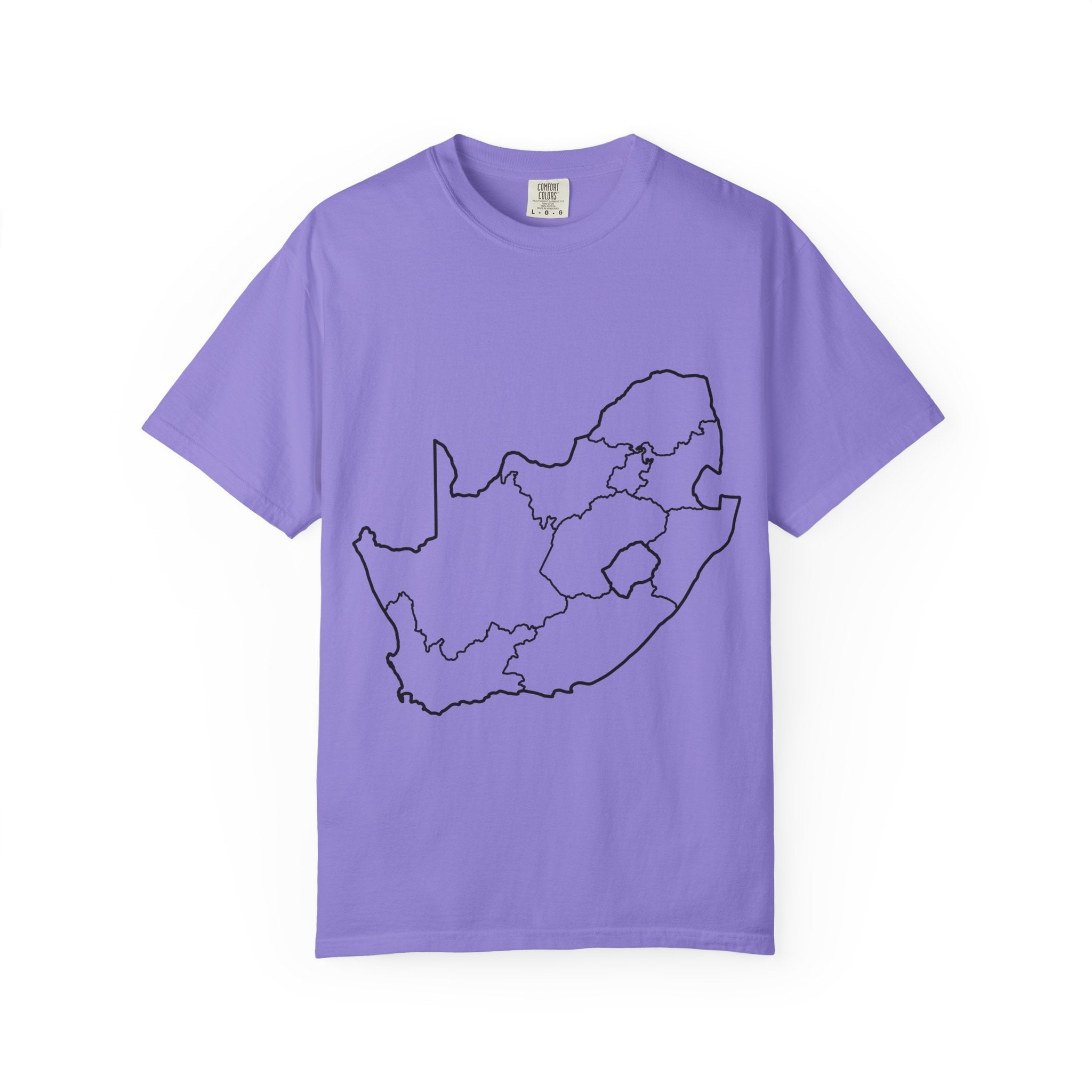 South Africa Outline Map T-Shirt – Minimalist Geography Tee