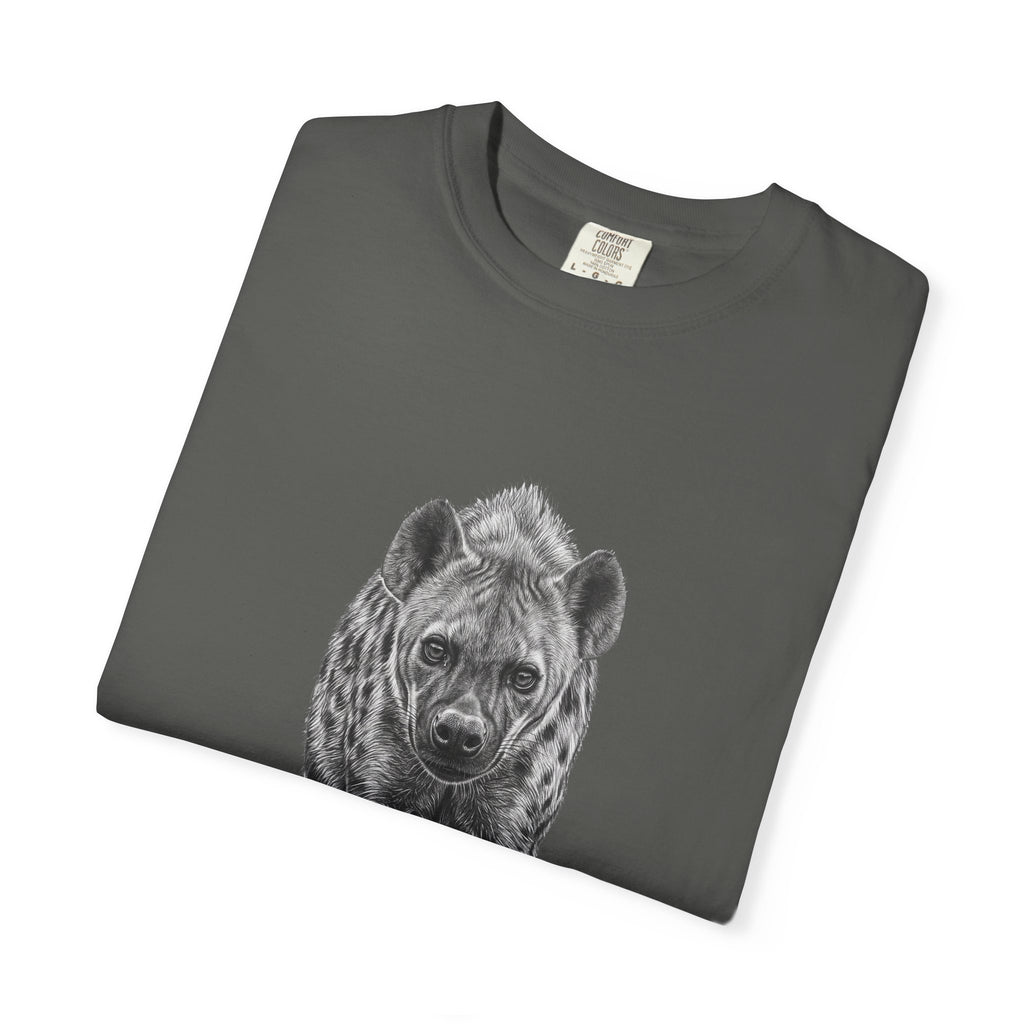 Hyena Graphic T-Shirt — Realistic Walking Hyena Print