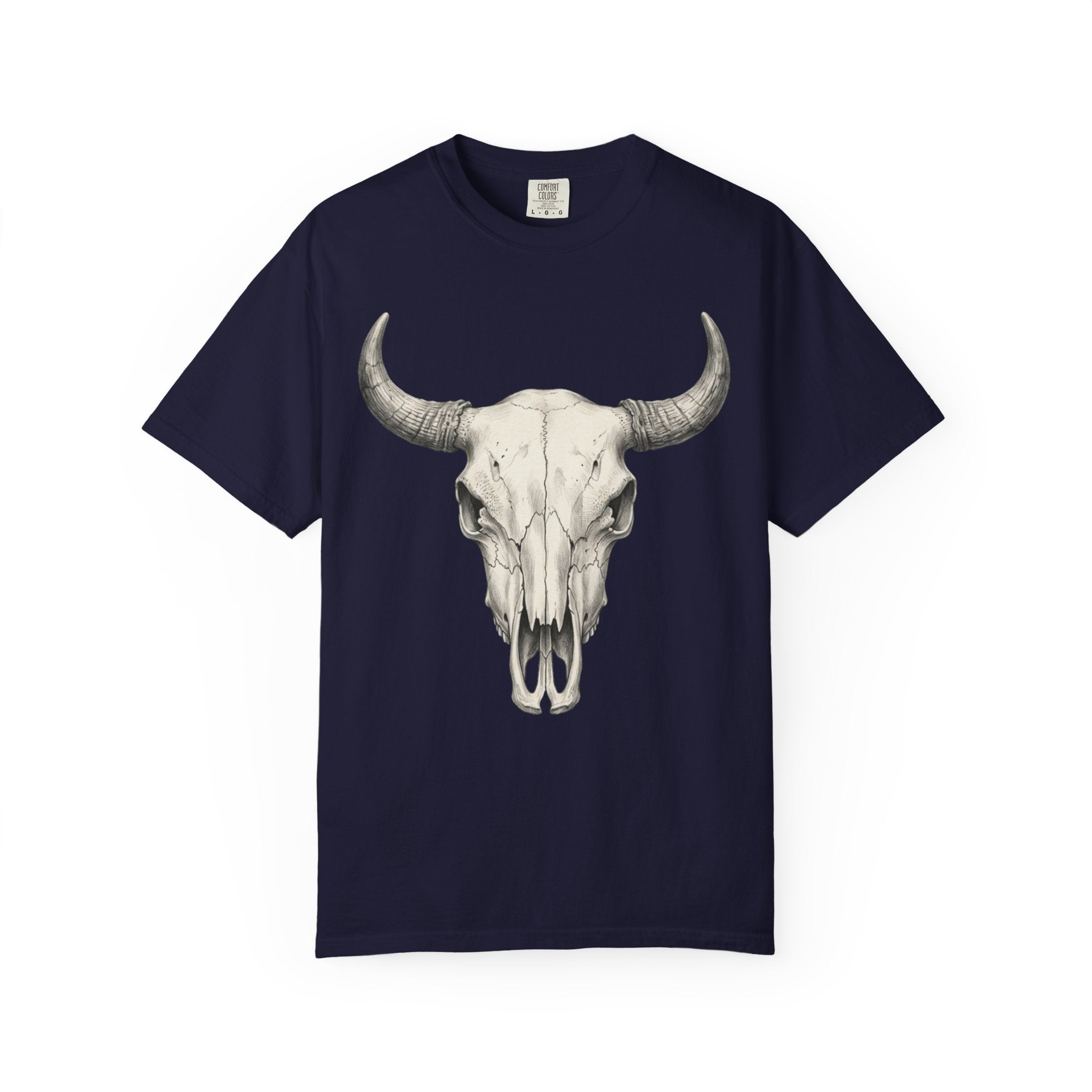 Cow Skull Graphic T-Shirt — Vintage Western Desert Vibe