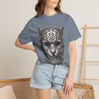Jaguar Skull Tee — Fierce Leopard Skull Graphic T-Shirt