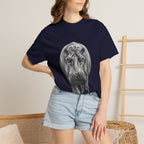 Hippo Front-Print T-Shirt — Realistic Hippo Graphic Tee
