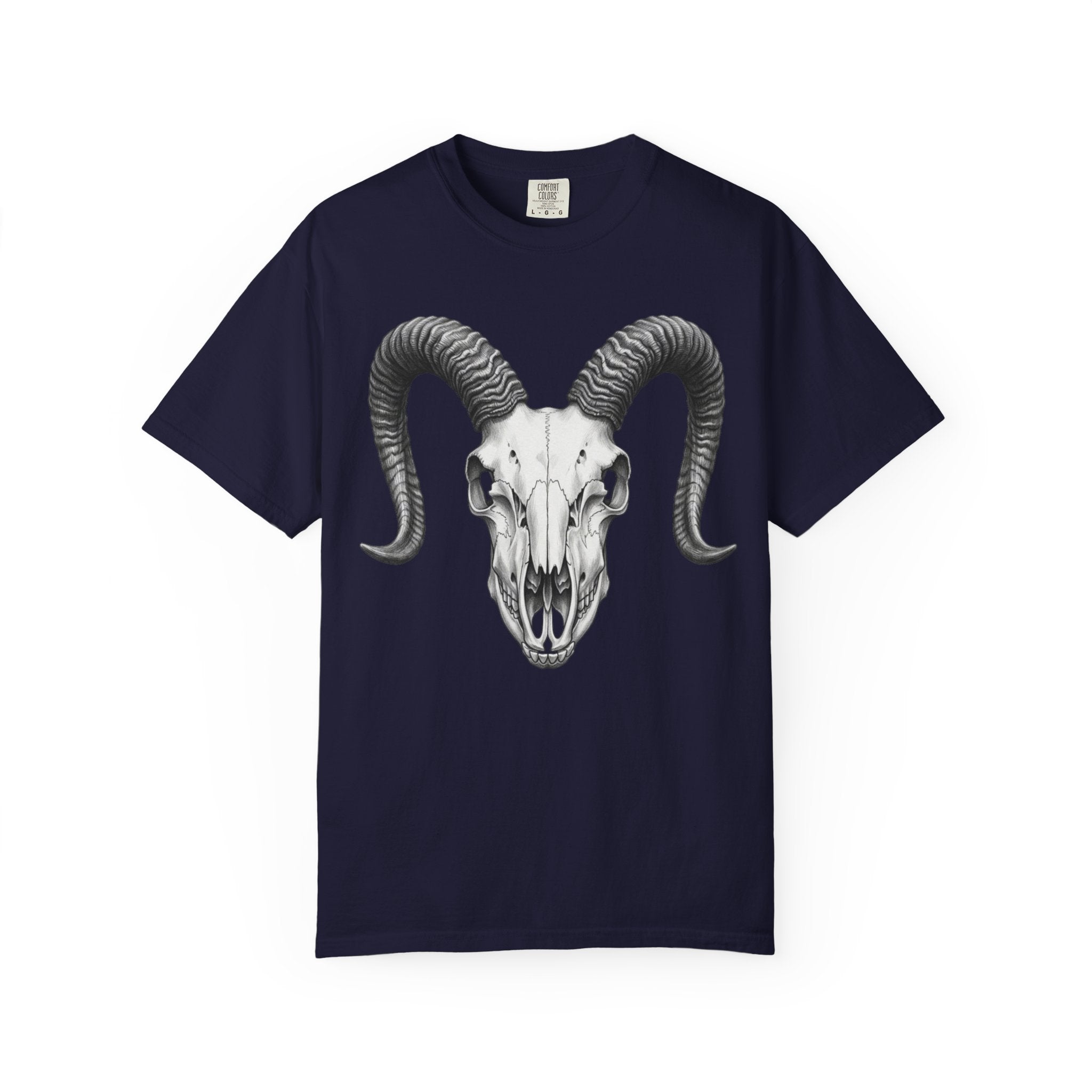 Ram Skull Graphic T-Shirt