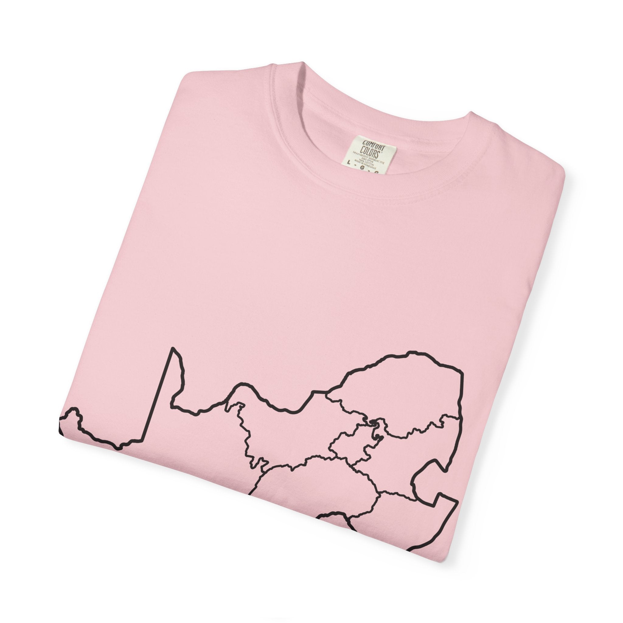 South Africa Outline Map T-Shirt – Minimalist Geography Tee