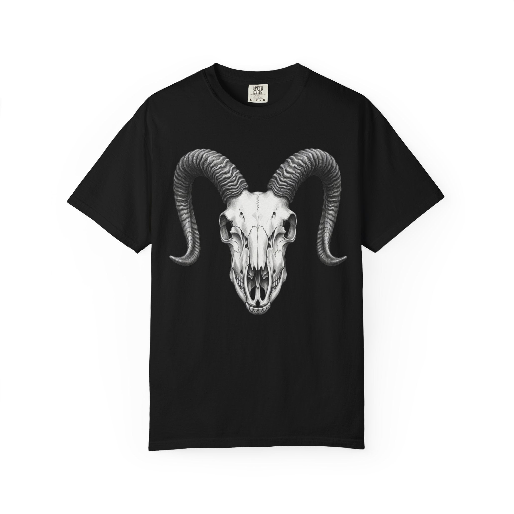 Ram Skull Graphic T-Shirt