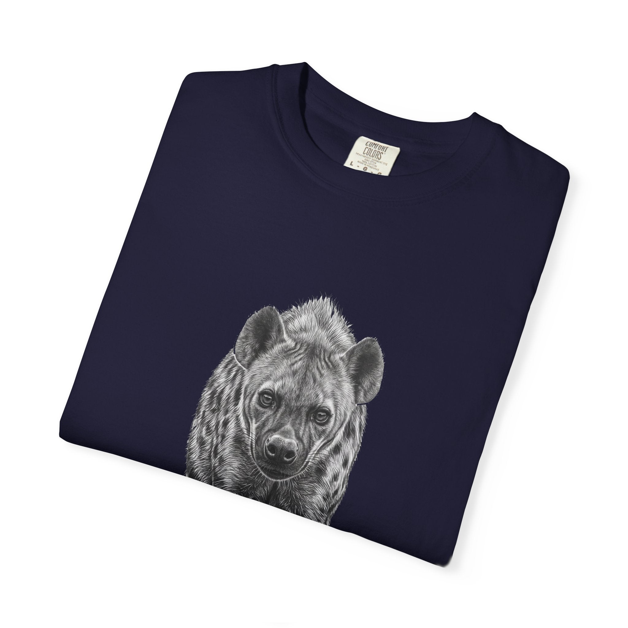 Hyena Graphic T-Shirt — Realistic Walking Hyena Print