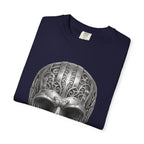 Ornate Silver Skull T-Shirt — Gothic Day of the Dead Style Shirt