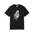 African Grey Parrot T-Shirt — Realistic Bird Illustration Shirt