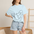 South Africa Outline Map T-Shirt – Minimalist Geography Tee