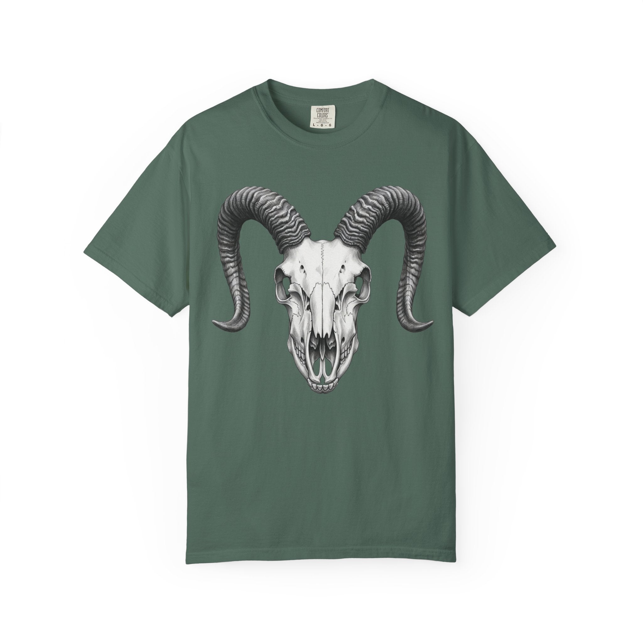 Ram Skull Graphic T-Shirt