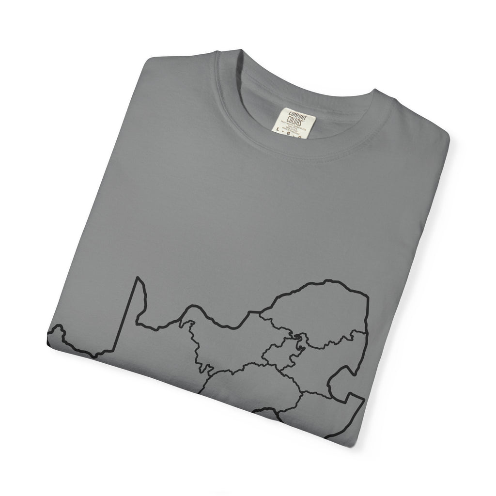 South Africa Outline Map T-Shirt – Minimalist Geography Tee