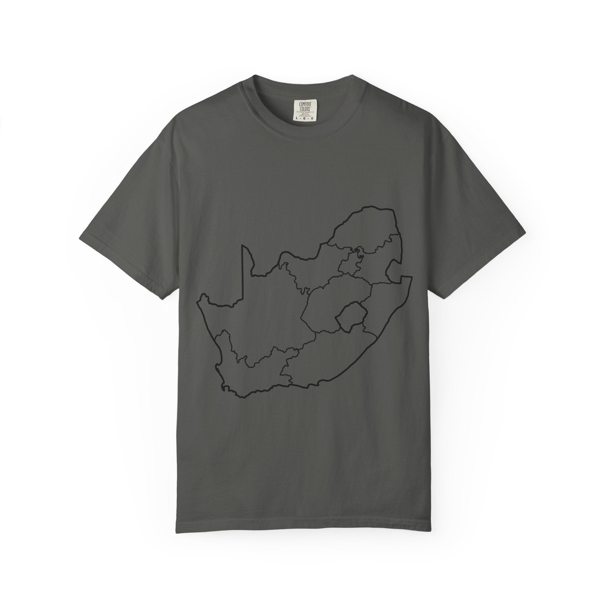 South Africa Outline Map T-Shirt – Minimalist Geography Tee