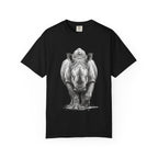 Rhino Graphic T-Shirt — Realistic Front-Facing Rhino Wildlife Tee