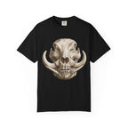 Boar Skull Graphic T-Shirt — Gothic Animal Skull Tee for Men & Women