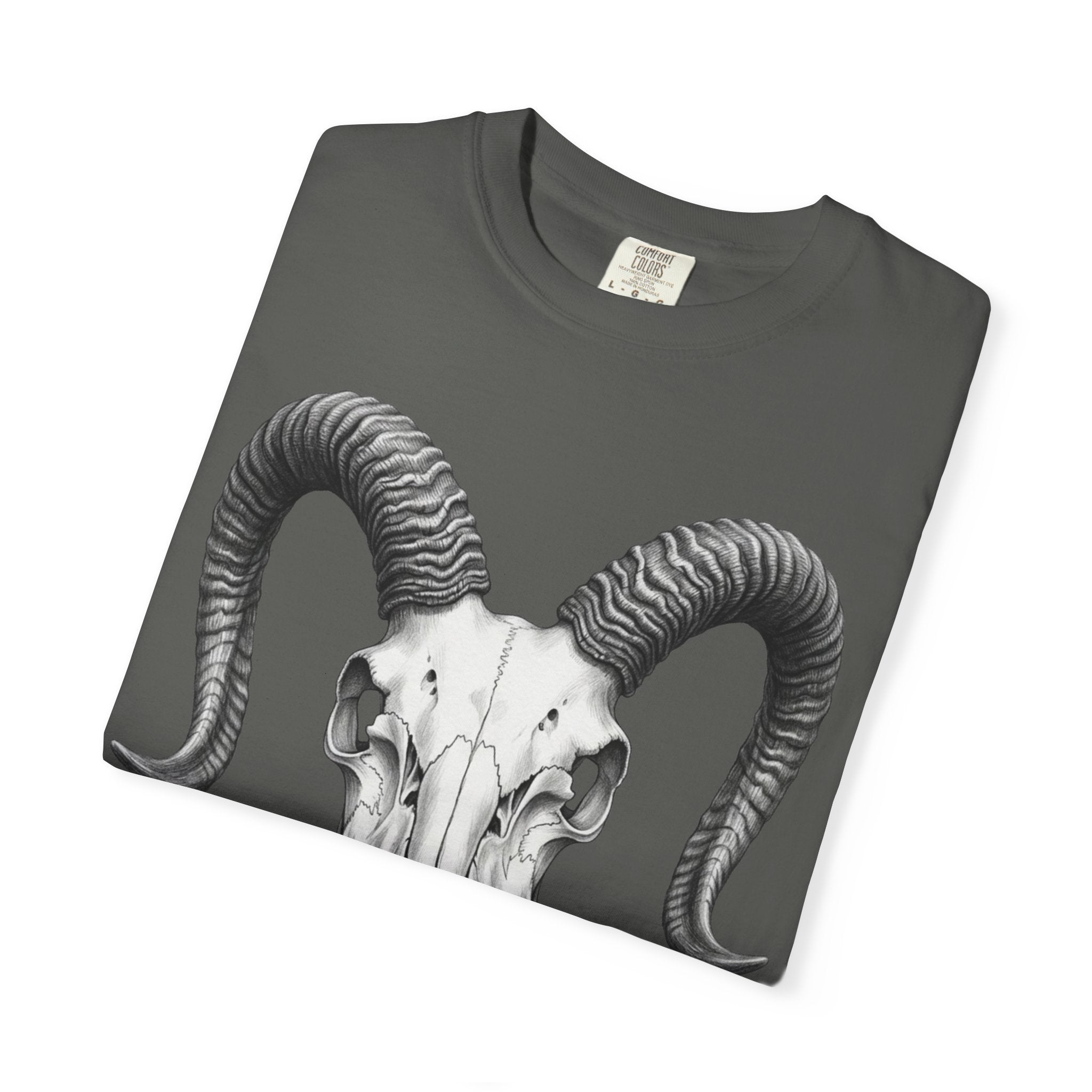 Ram Skull Graphic T-Shirt