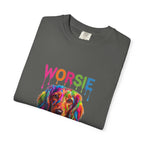 Worsie Colorful Dachshund T-Shirt – Vibrant Drip Art Dog Tee