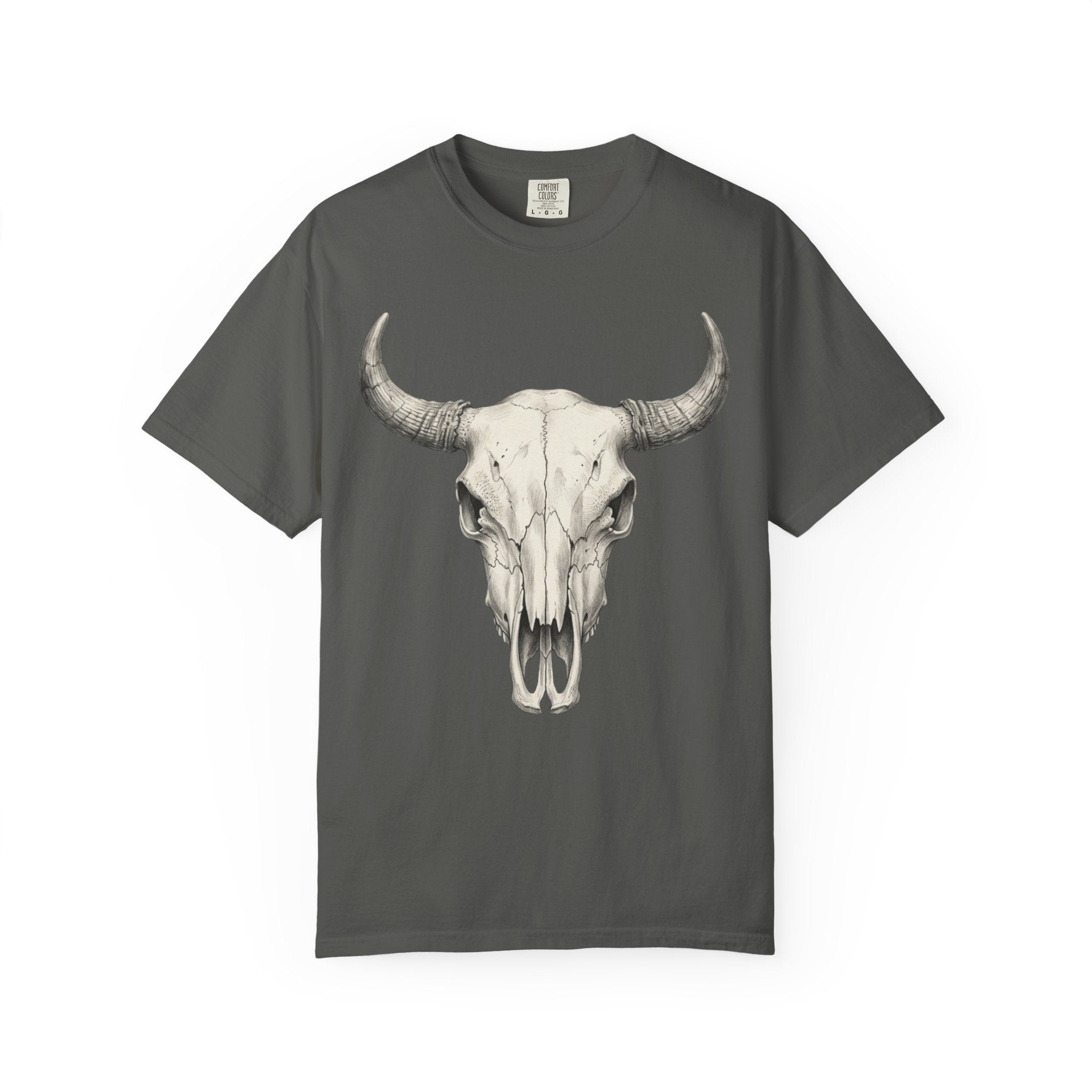 Cow Skull Graphic T-Shirt — Vintage Western Desert Vibe