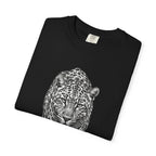 Leopard Walk T‑Shirt — Realistic Graphic Big Cat Tee