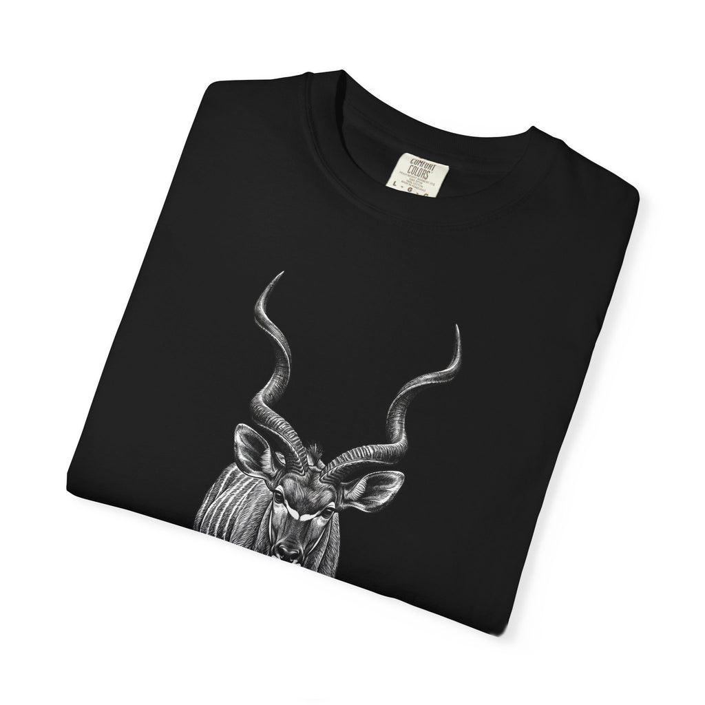 Kudu Antelope Vintage Sketch T‑Shirt — Wildlife Animal Graphic Tee