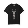 Antelope Sketch T‑Shirt — Minimal Wildlife Graphic Tee
